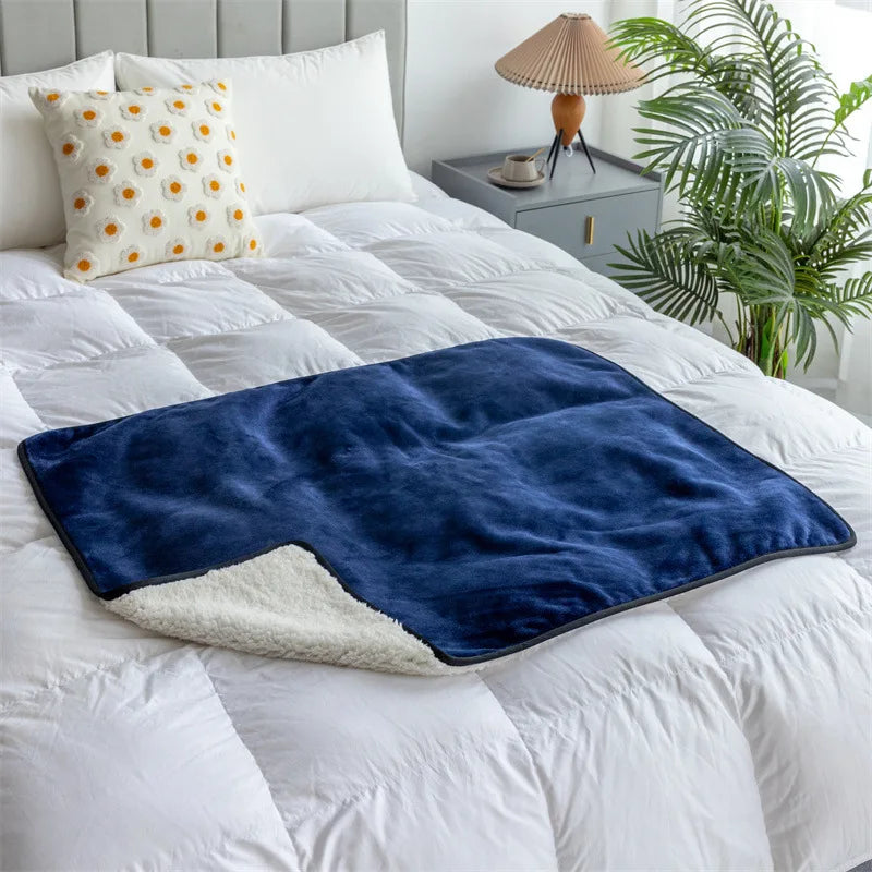 Lamb Cashmere Waterproof Blanket Soft - MyPetDollar.com