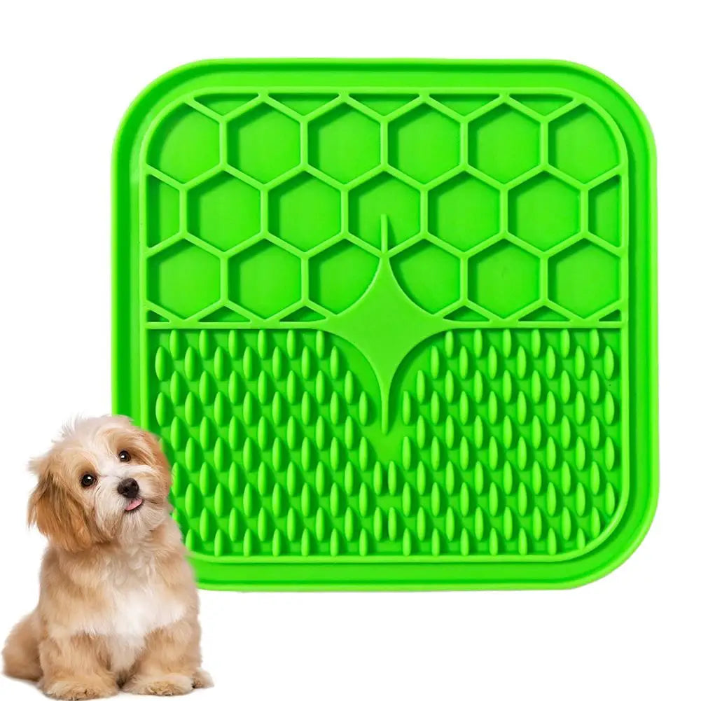 Non-Slip Silicone Licking Pad for Dogs & Cats Slow Feeder, Cooling