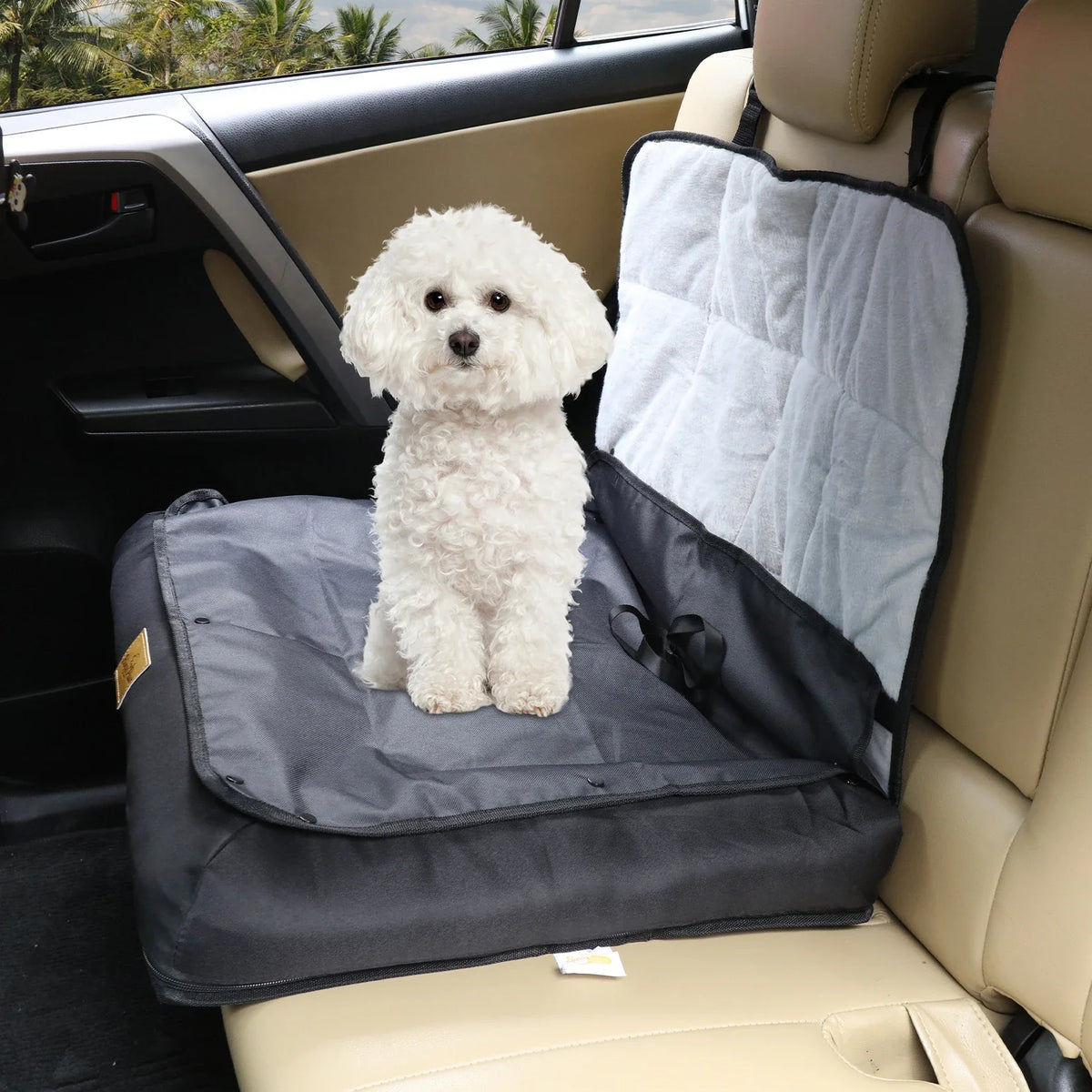 Portable Dog Car Seat Bed Pet Booster Car - MyPetDollar.com