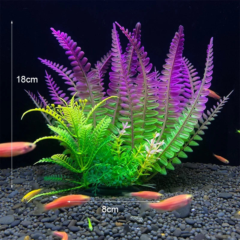 Artificial Aquarium Decor Plants – 50 Colors