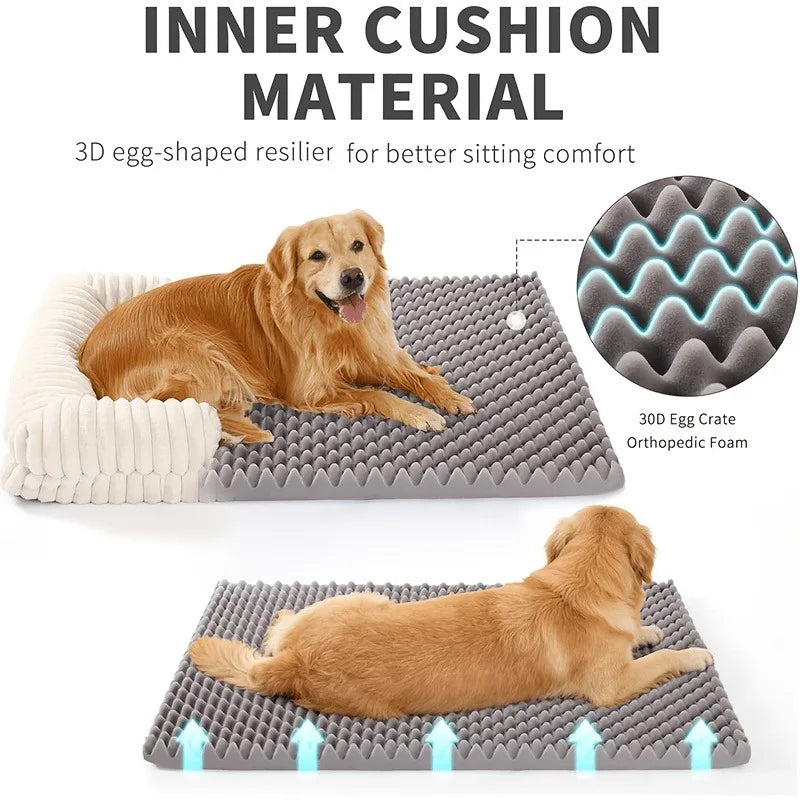 Calming Dog Bed Orthopedic Memory Foam Sofa - MyPetDollar.com