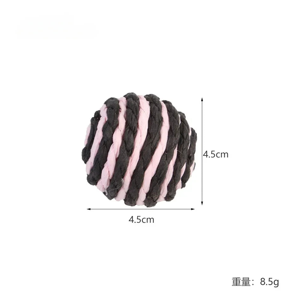 Halloween Cat Plaything Accessories Wool Flower Drum Bell Pumpkin, Interactive