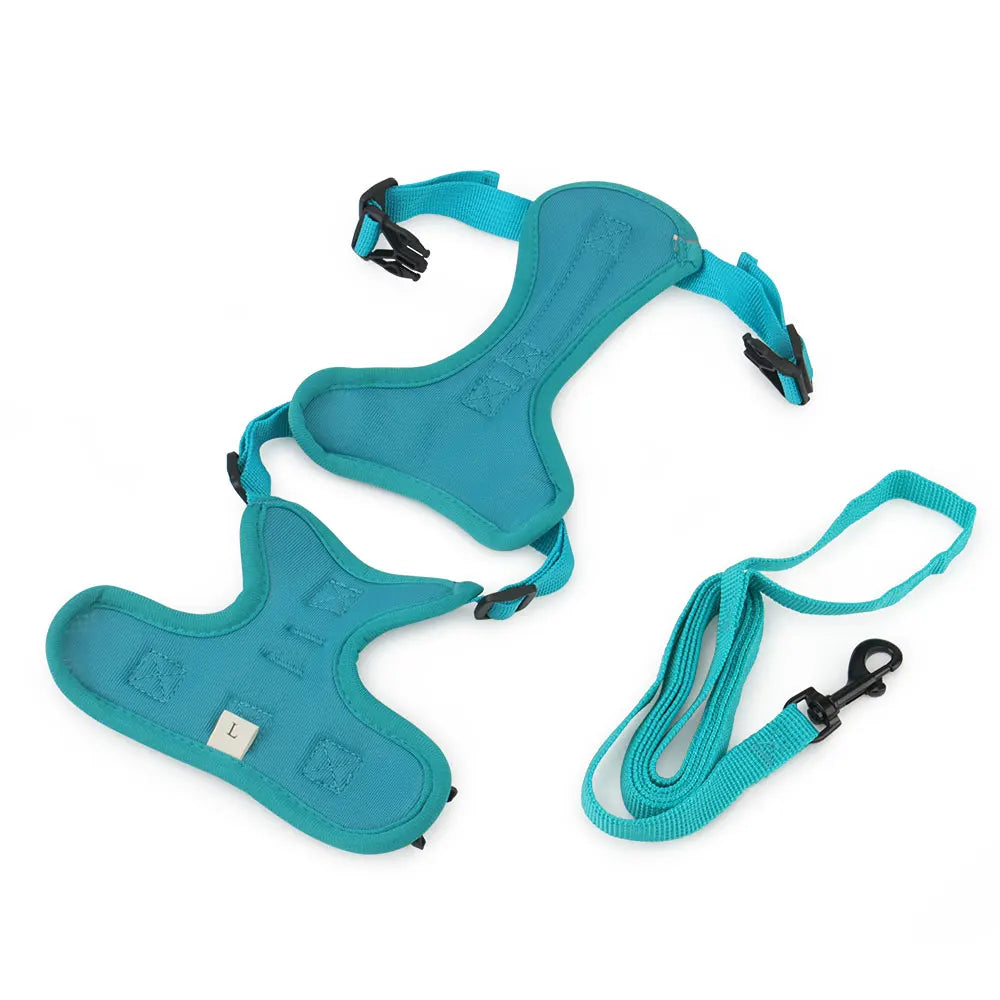 Reflective Dog Harness Leashes Set Puppy - MyPetDollar.com