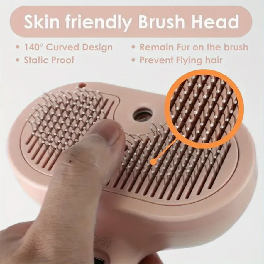 A Spray Cat Brush for Hair Removal and a - MyPetDollar.com