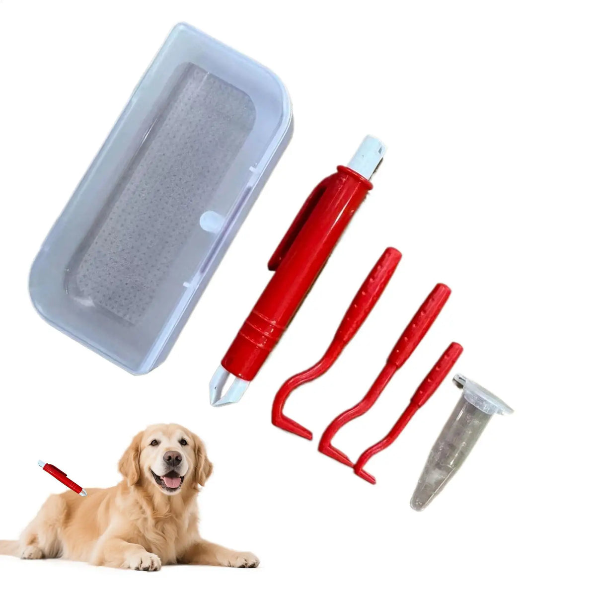 Tick Removing Tweezers Tongs Hooks Set Pet - MyPetDollar.com