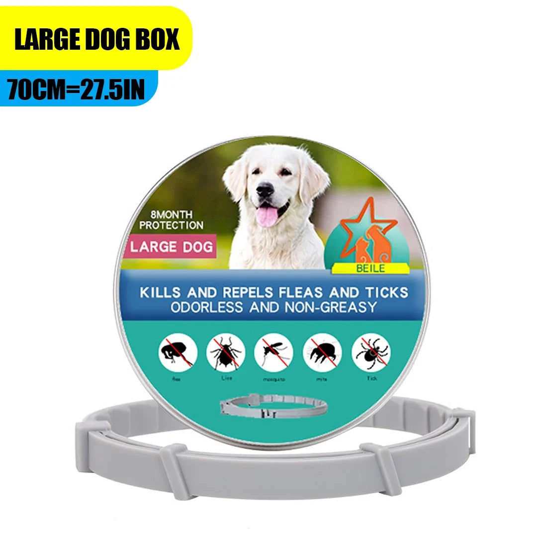 Dog Anti Flea and Tick Collars Pet 8 Month Protection – 6 Colors