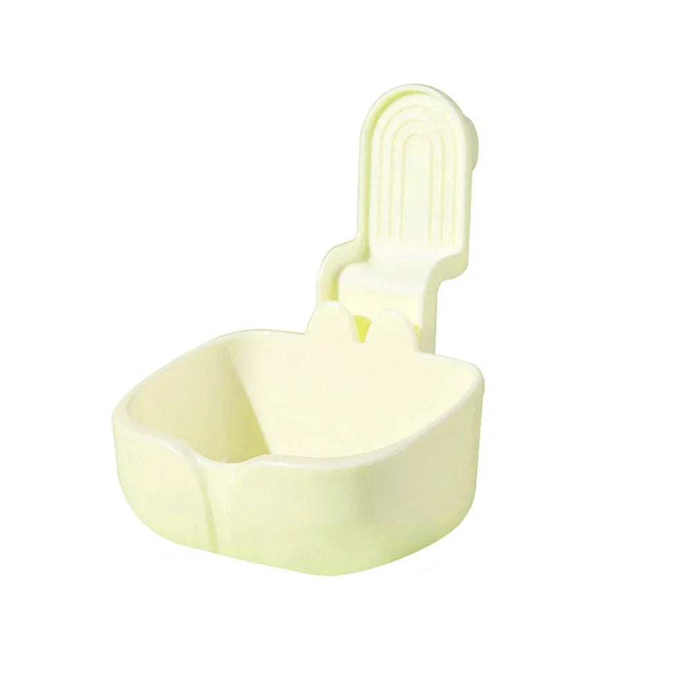 Cute Rabbit Ear Pet Feeder Bowl Cage