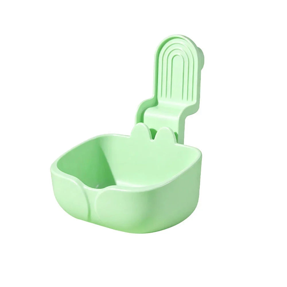 Cute Rabbit Ear Pet Feeder Bowl Cage