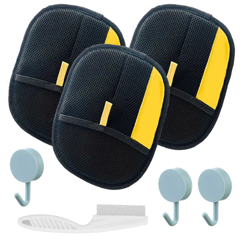 1-3PCS Pet Hair Remover Glove Double-Sided - MyPetDollar.com