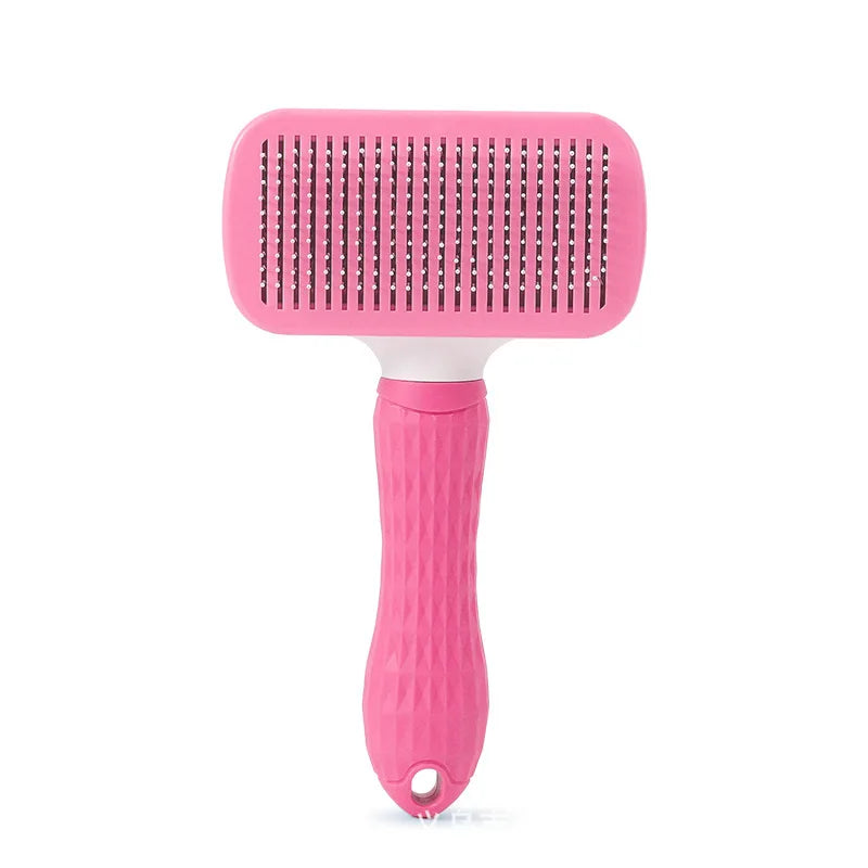 Long Hair Dog & Cat Shedding Grooming Brush – 8 Colors