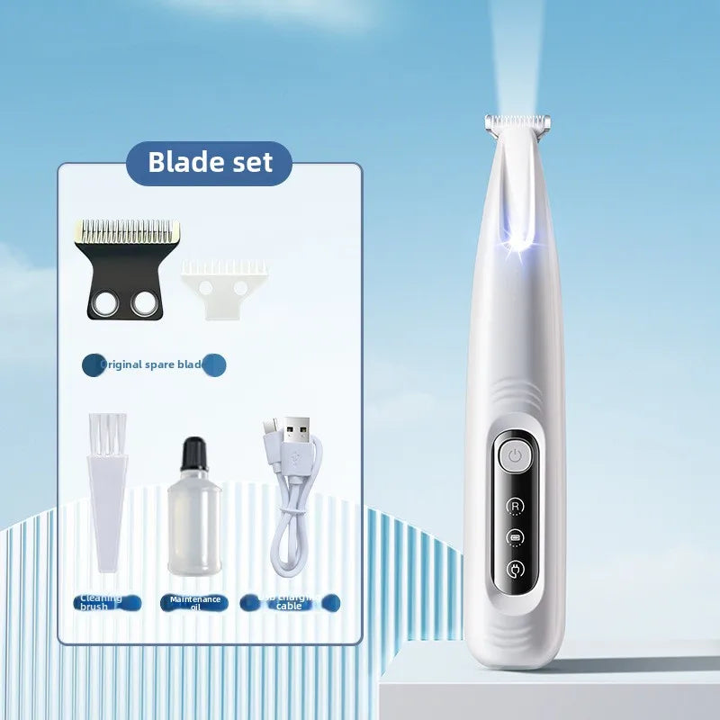 Home Use Pet Grooming Clippers Dog & Cat LED Light