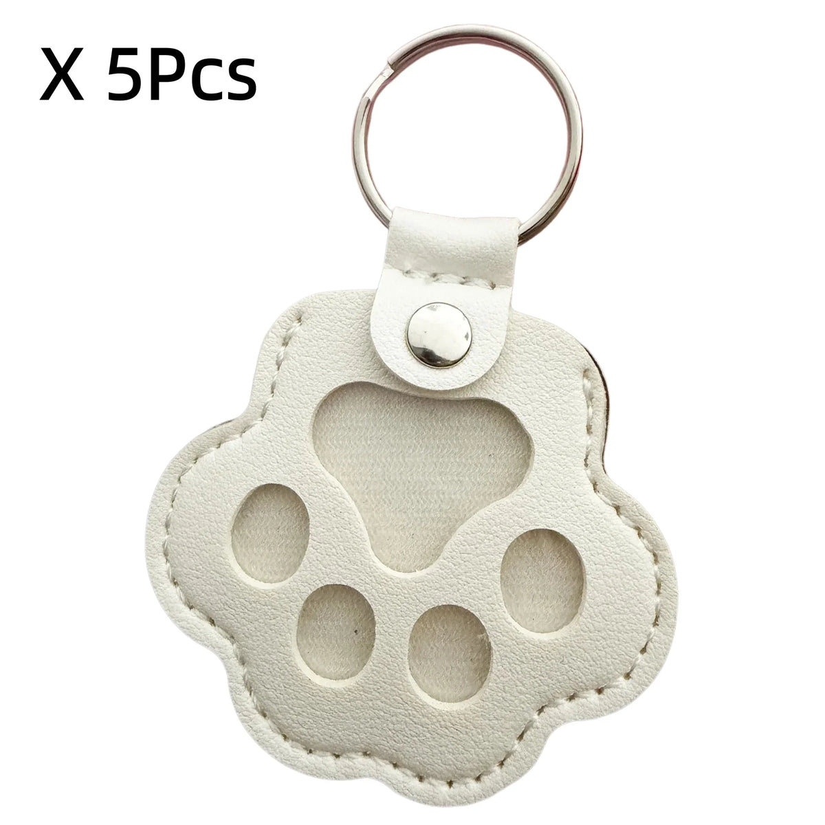 Dog Hair Collector Keychain Leather Pet Memorial Keepsake Fur