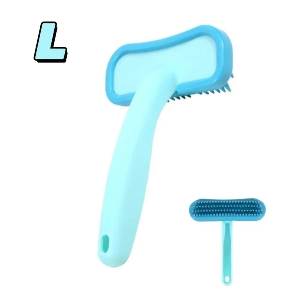 Portable Silicone Rabbit Grooming Comb Guinea Pig Hair Cleaning Cat – 4 Colors