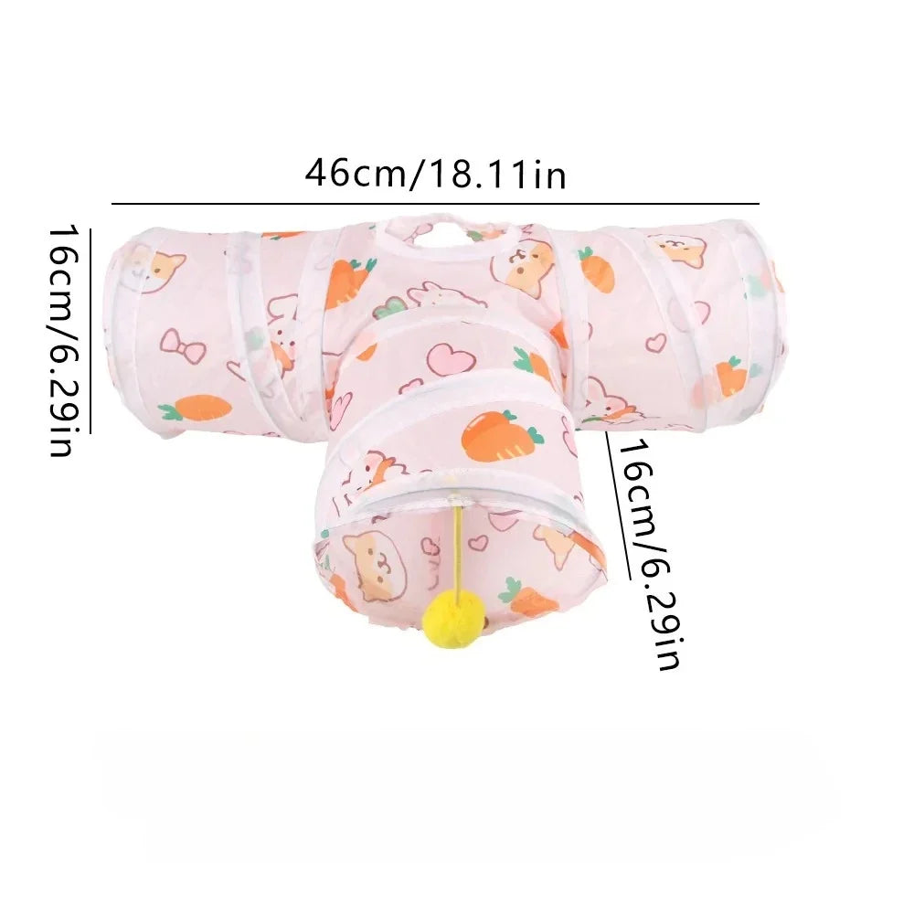 Carrot Shaped Hamster Hideout Foldable Ferret Plaything – Small Pet Supplies
