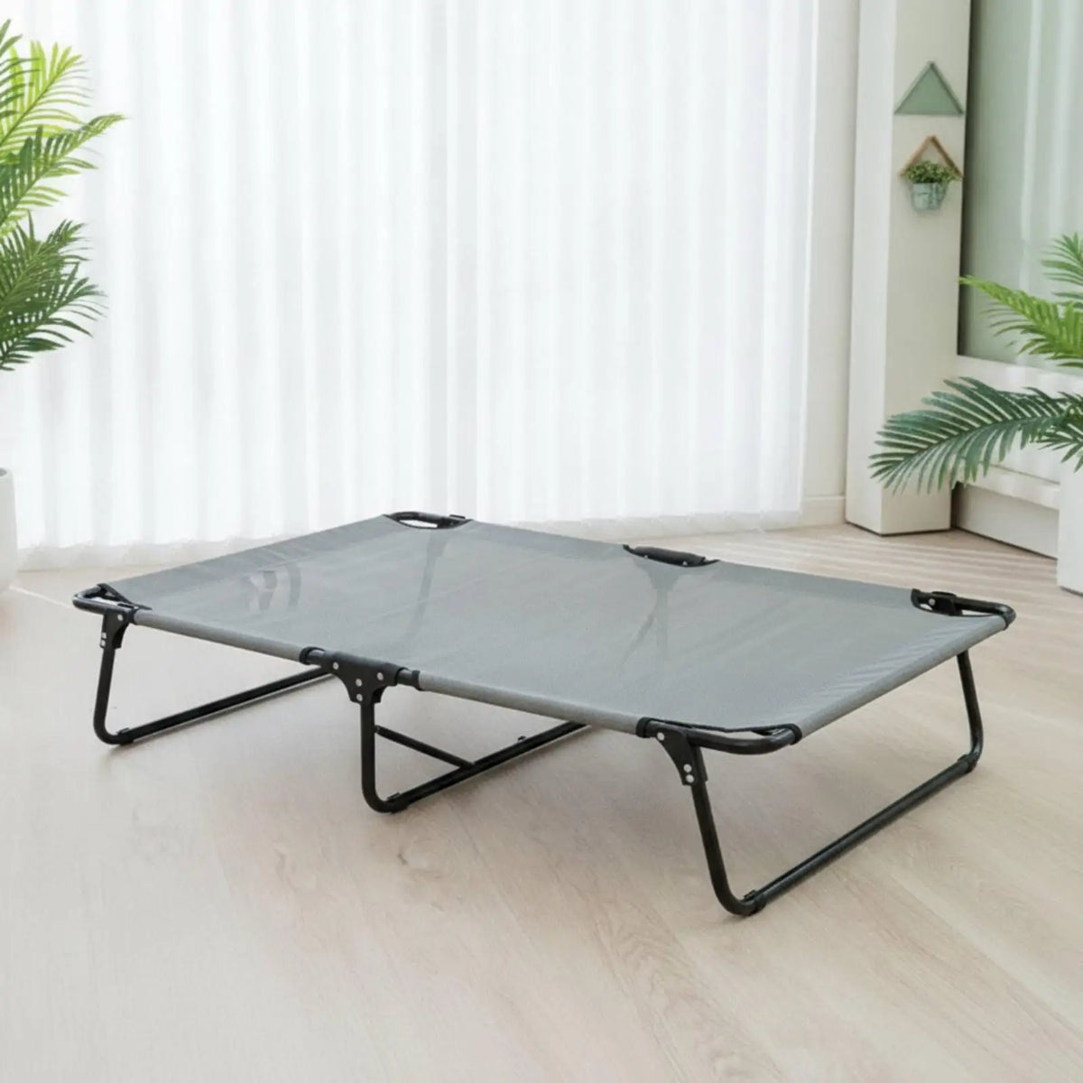 Foldable Industrial Bed Breathable Elevated - MyPetDollar.com