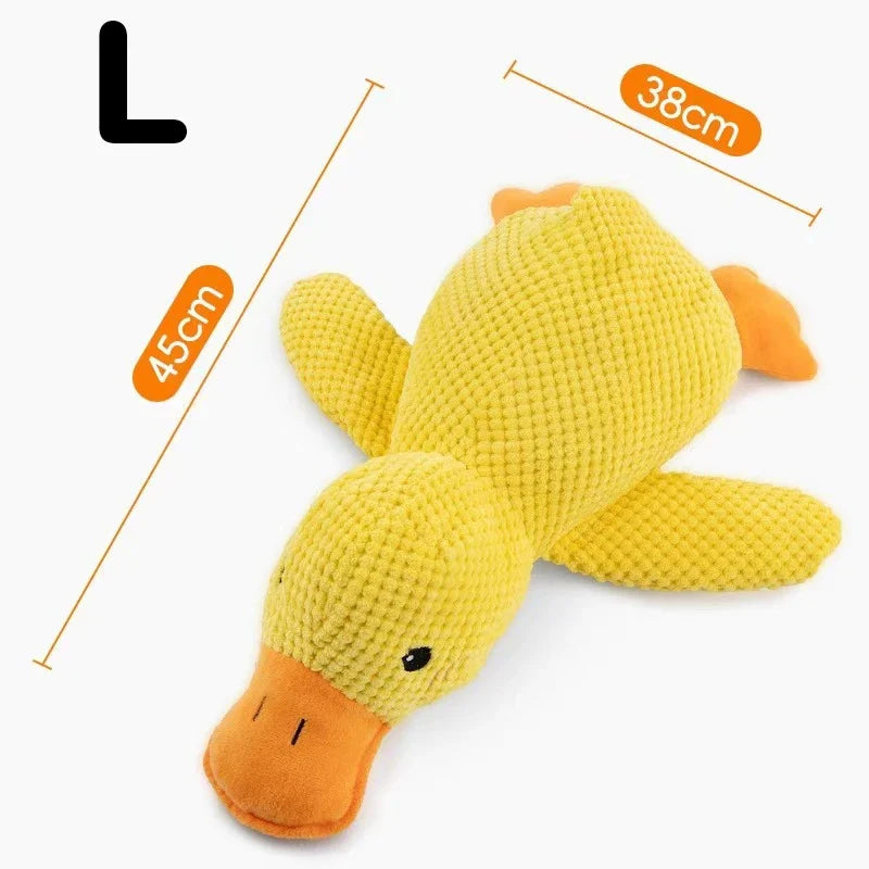 Yellow Duck Dog Plush Toy