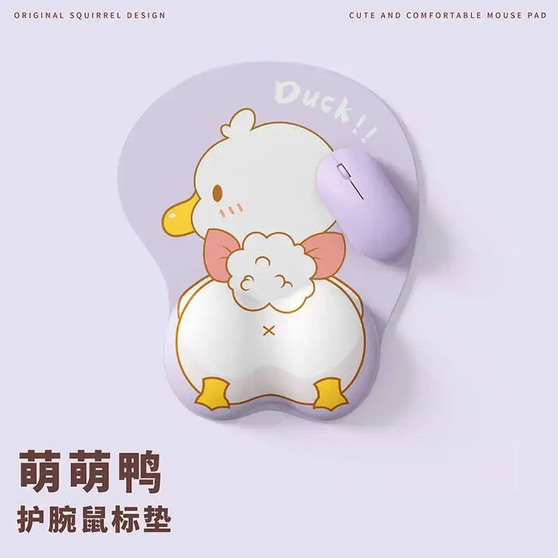 Kawaii Animals Style Girl Ergonomics Mouse - MyPetDollar.com