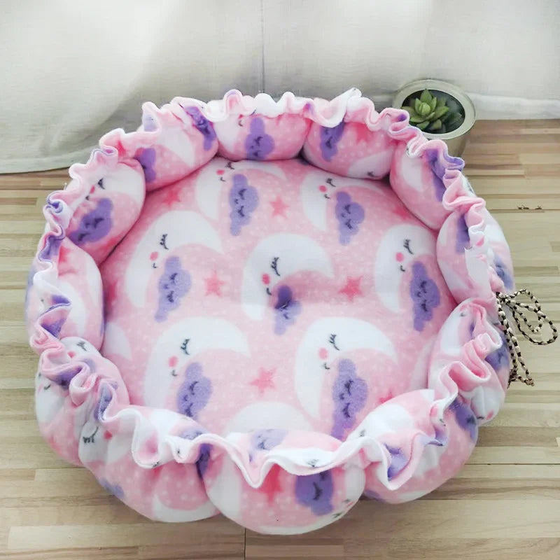 Soft Cat Bed Fluffy Adjustable Cat Cushion - MyPetDollar.com