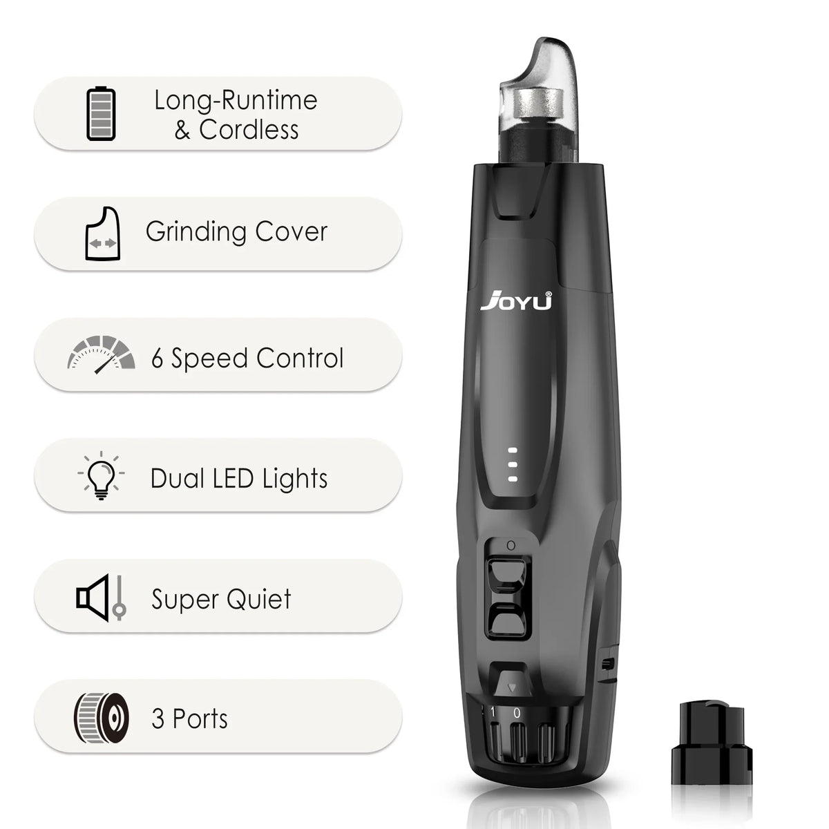 6-Speed Dog Nail Grinder - 50% More Power Trimmers – Dog Supplies