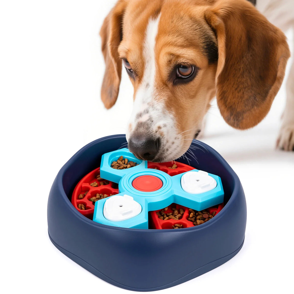 2-Layers Dog Puzzle Toys Slow Feeder Food - MyPetDollar.com
