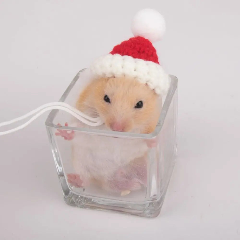 Portable Cartoon Hamster Hat Handmade Soft - MyPetDollar.com