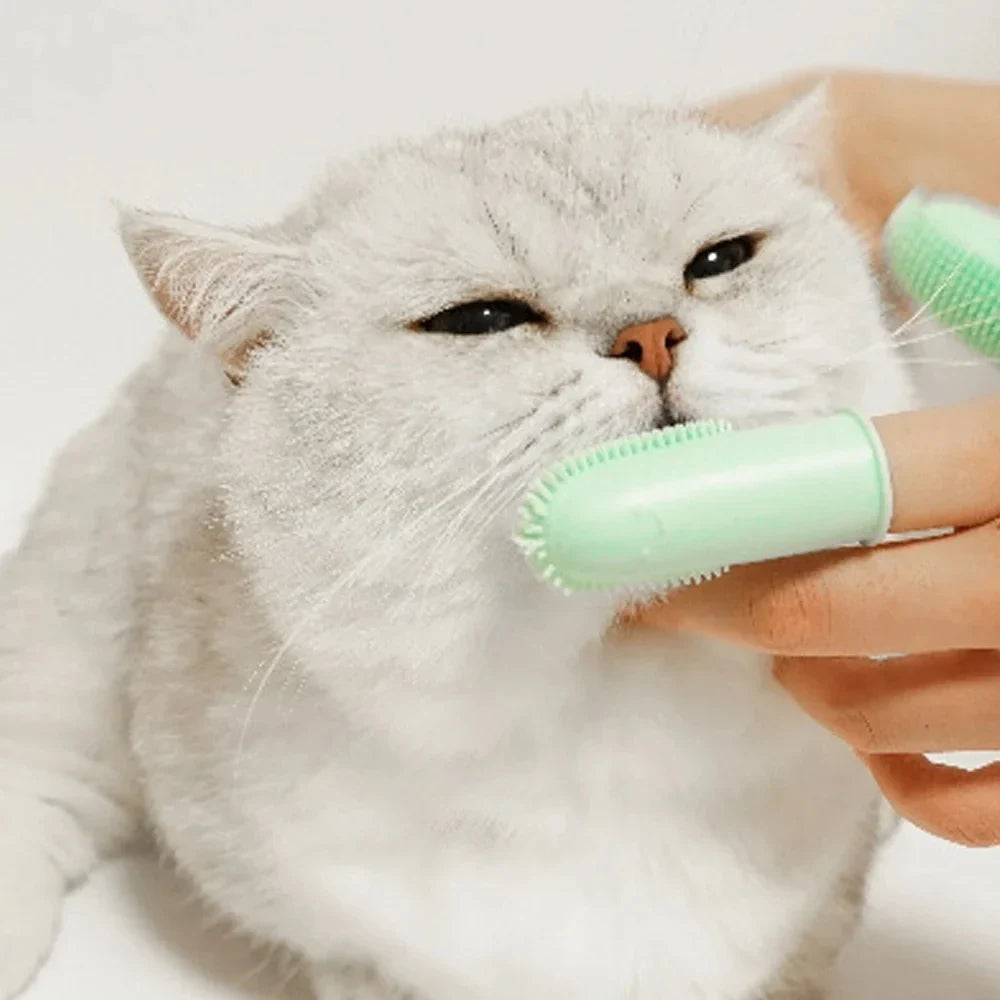 Dog Super Soft Double Finger Toothbrush Pet - MyPetDollar.com