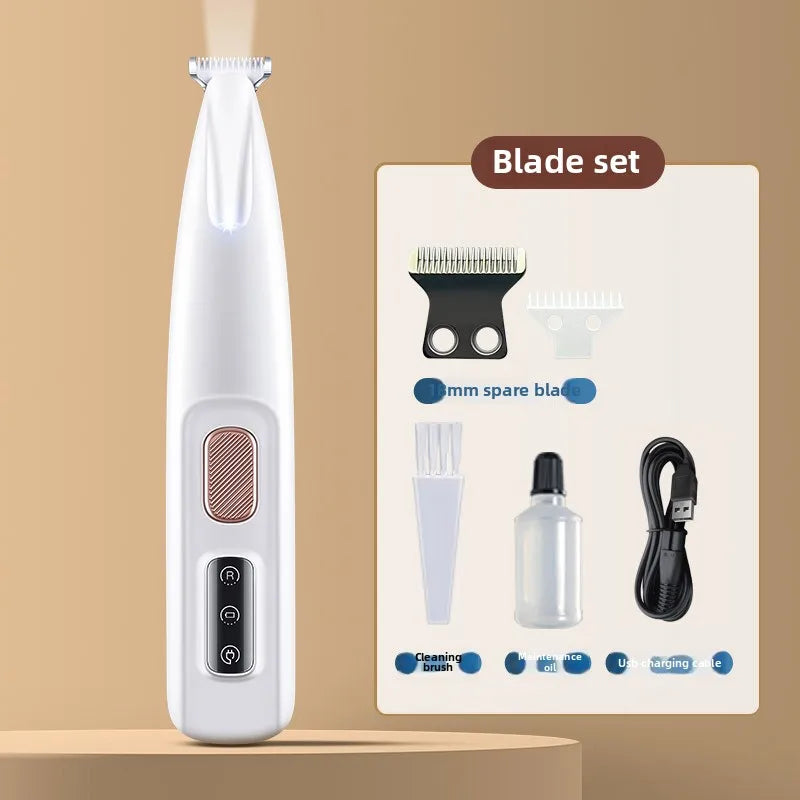 Home Use Pet Grooming Clippers Dog & Cat LED Light