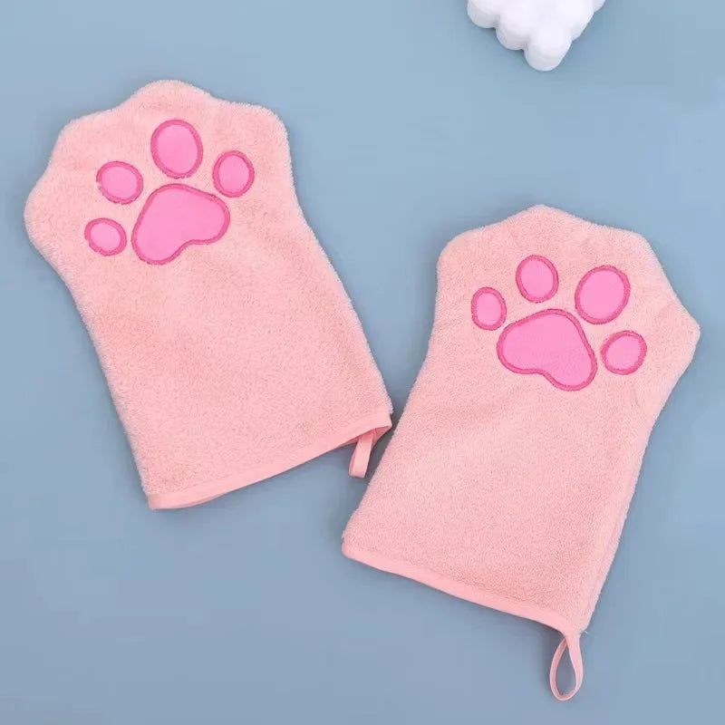 Multicolor Quickdrying Pet Grooming Gloves – 7 Colors