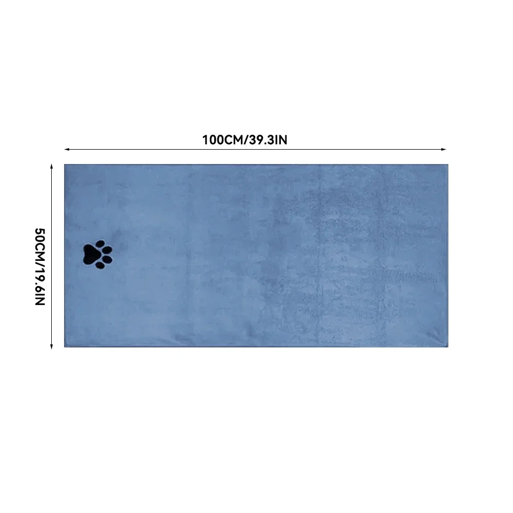 Soft 35 75cm 50 100cm Dogs Grooming Supplies Microfiber Pet Bath