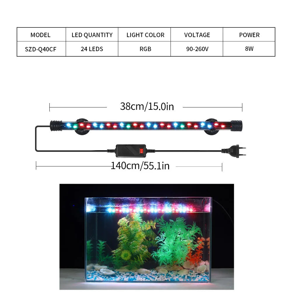 90-260V Aquarium Light LED Waterproof Fish - MyPetDollar.com