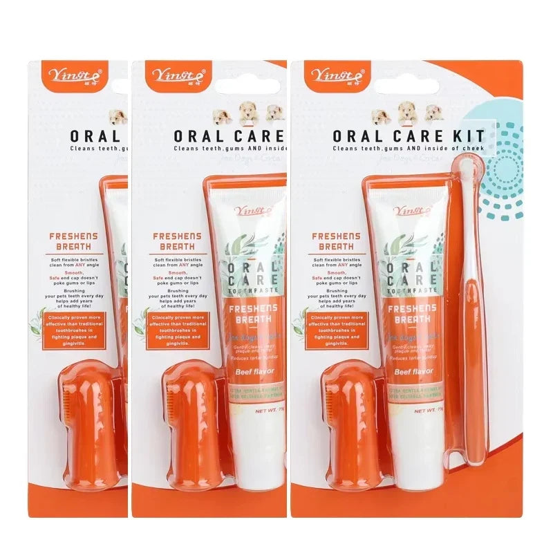 Universal Toothpaste Toothbrush Set Dog Gum - MyPetDollar.com