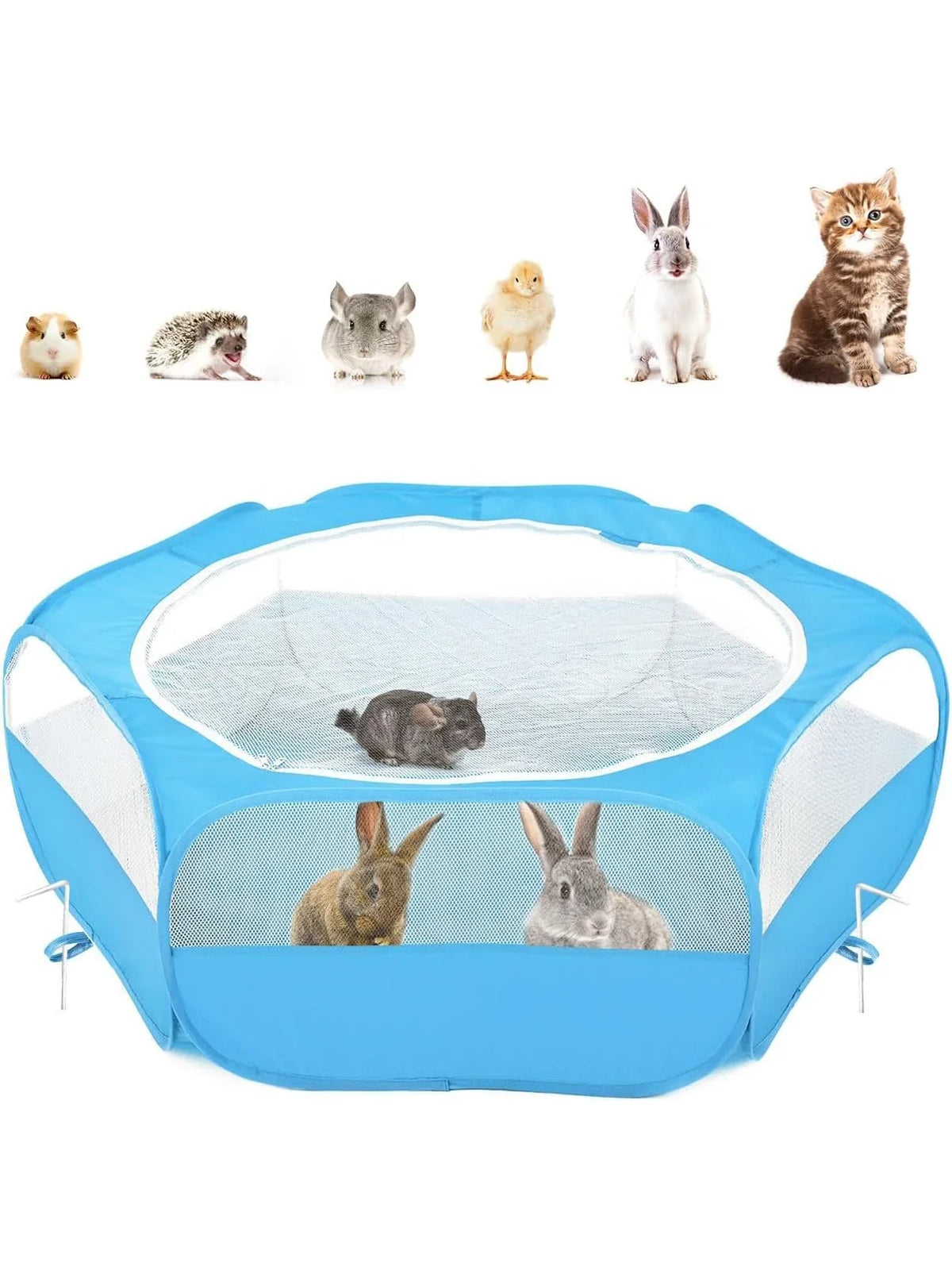 Pet Playpen for Cat Rabbit Hamster Guinea Pig Bunny Ferret – Small Pet Supplies