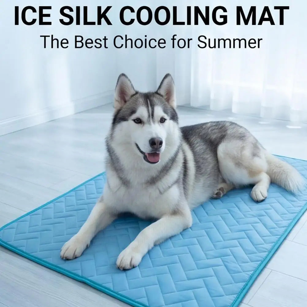 Dog Coolpad Ice Silk Pet Cooling Mat, - MyPetDollar.com