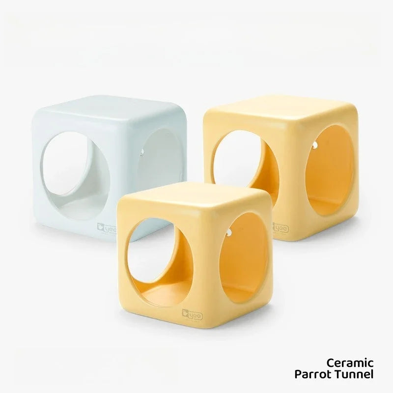 Ceramic Hamster Tunnel Nest Bite Resistant Guinea Pigs for Small Pets