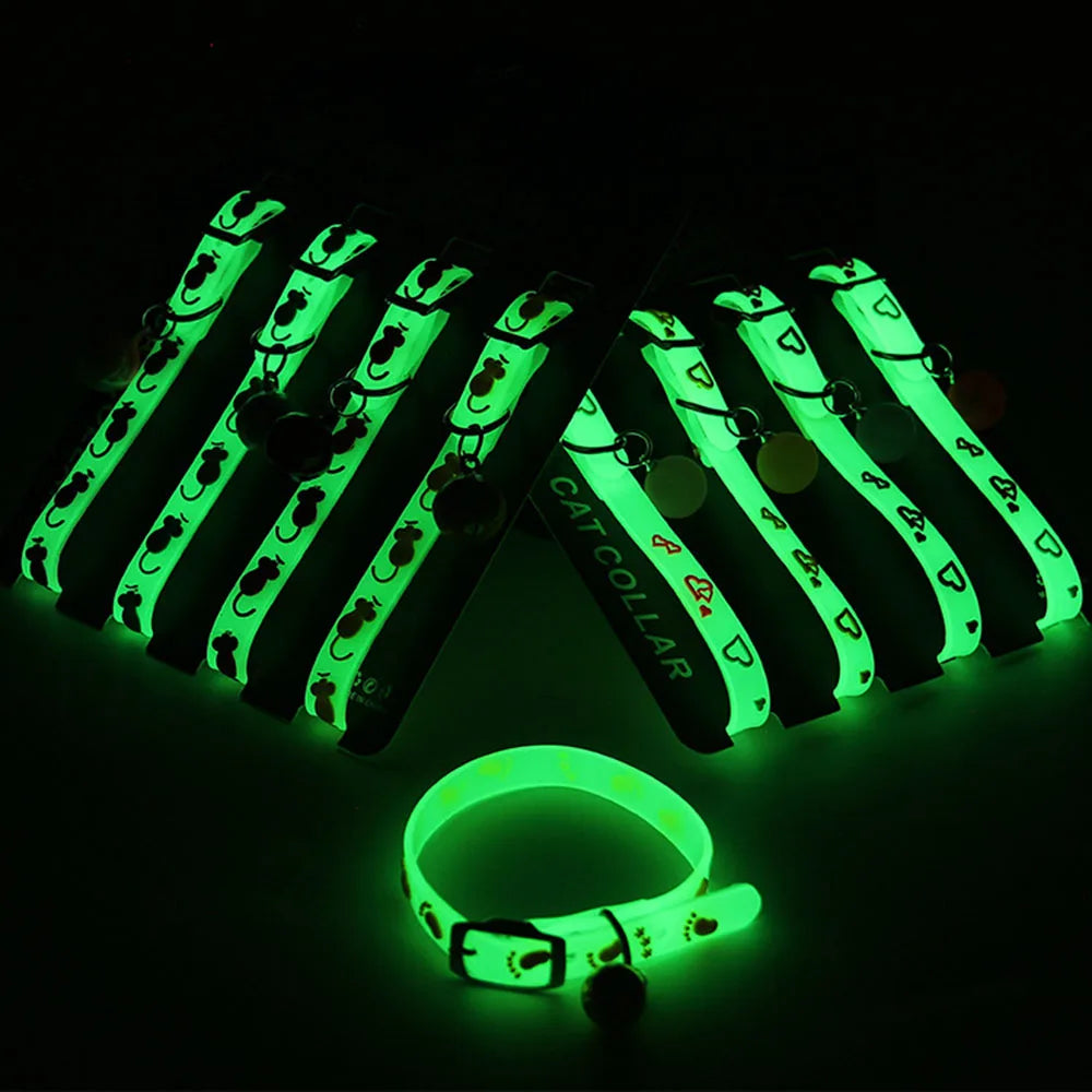 Luminous Cat Necklace Glowing Small Dog Cat - MyPetDollar.com