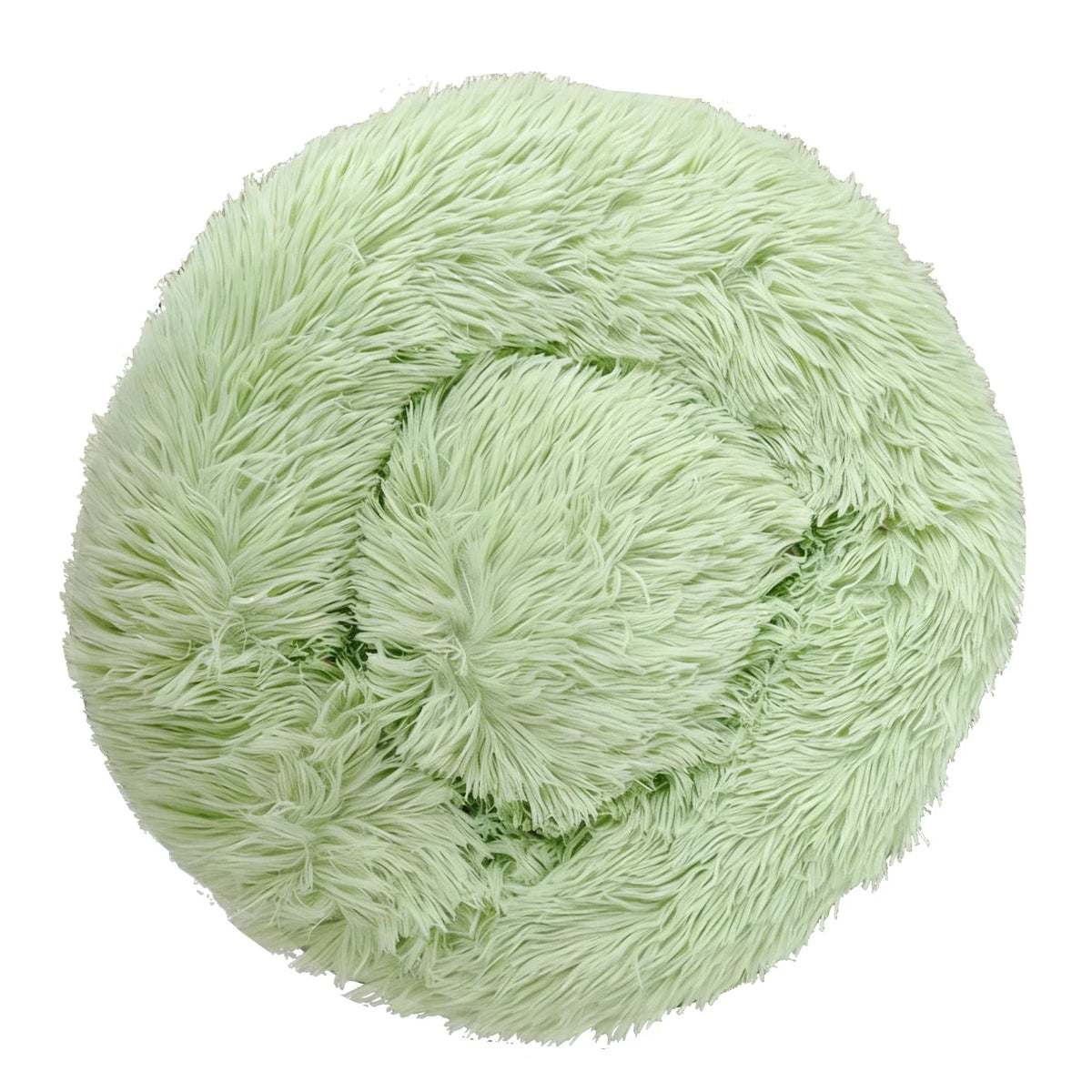 Round Dog Bed Winter Warm Cat Bed Plush - MyPetDollar.com