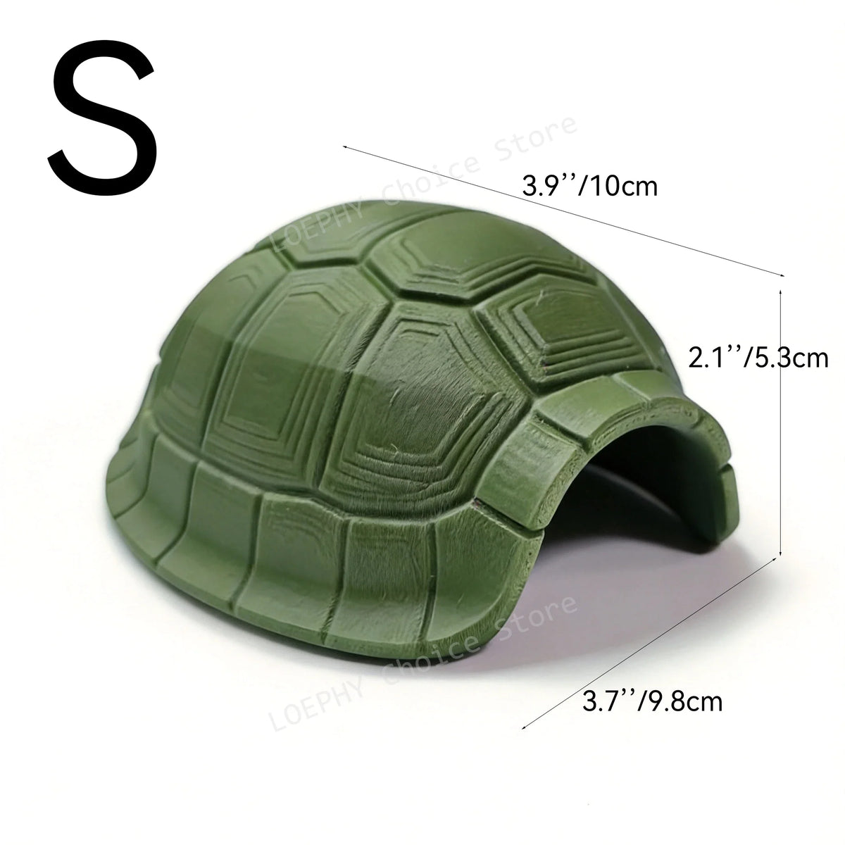Turtle Shell Style Reptile Cave Hide, Breathable