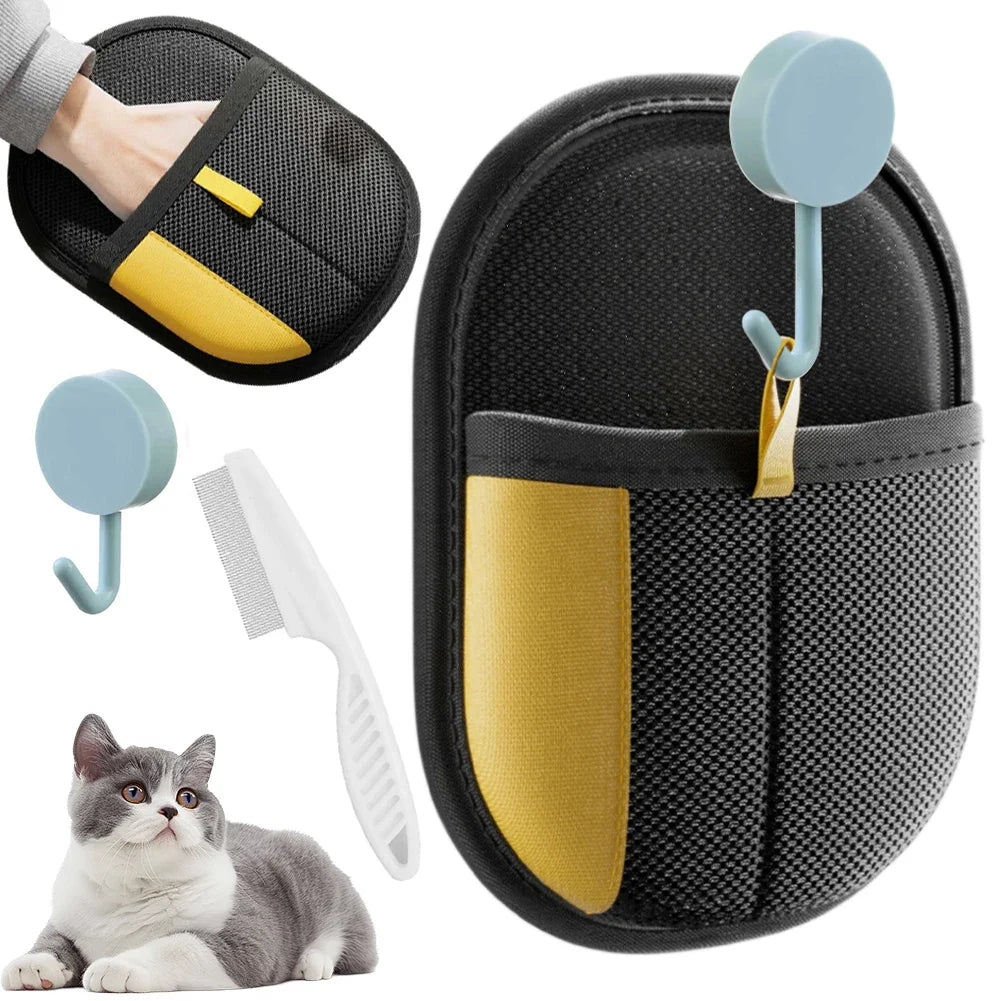 1-3PCS Pet Hair Remover Glove Double-Sided - MyPetDollar.com