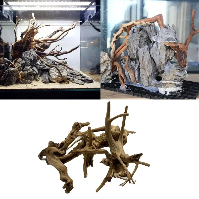 Natural Tree Trunk Driftwood Aquarium Fish - MyPetDollar.com