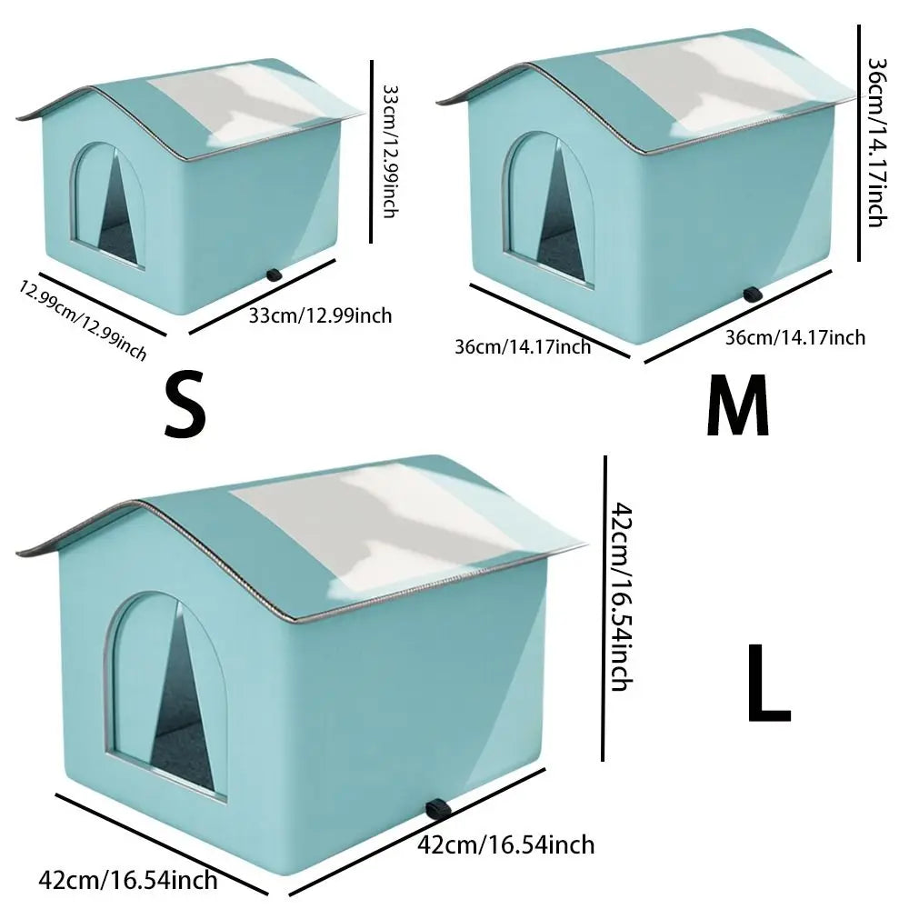 Portable Waterproof Insulated Cat House - MyPetDollar.com
