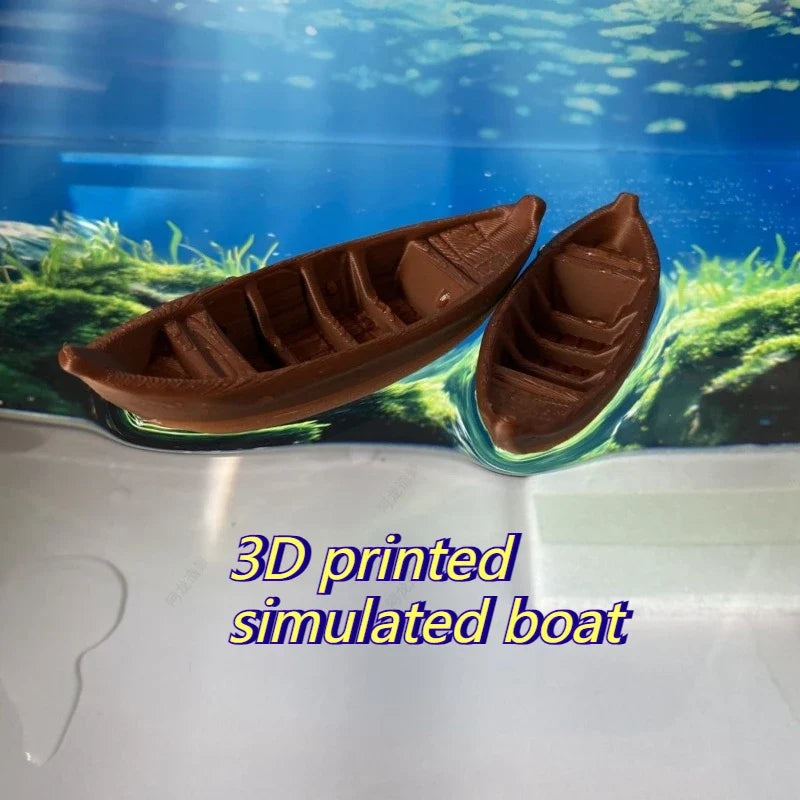 3D Printed Floating Boat Model Figurine, - MyPetDollar.com