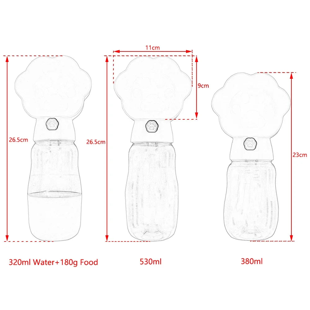 Large Dog Water Bottle For Small Big Dogs - MyPetDollar.com