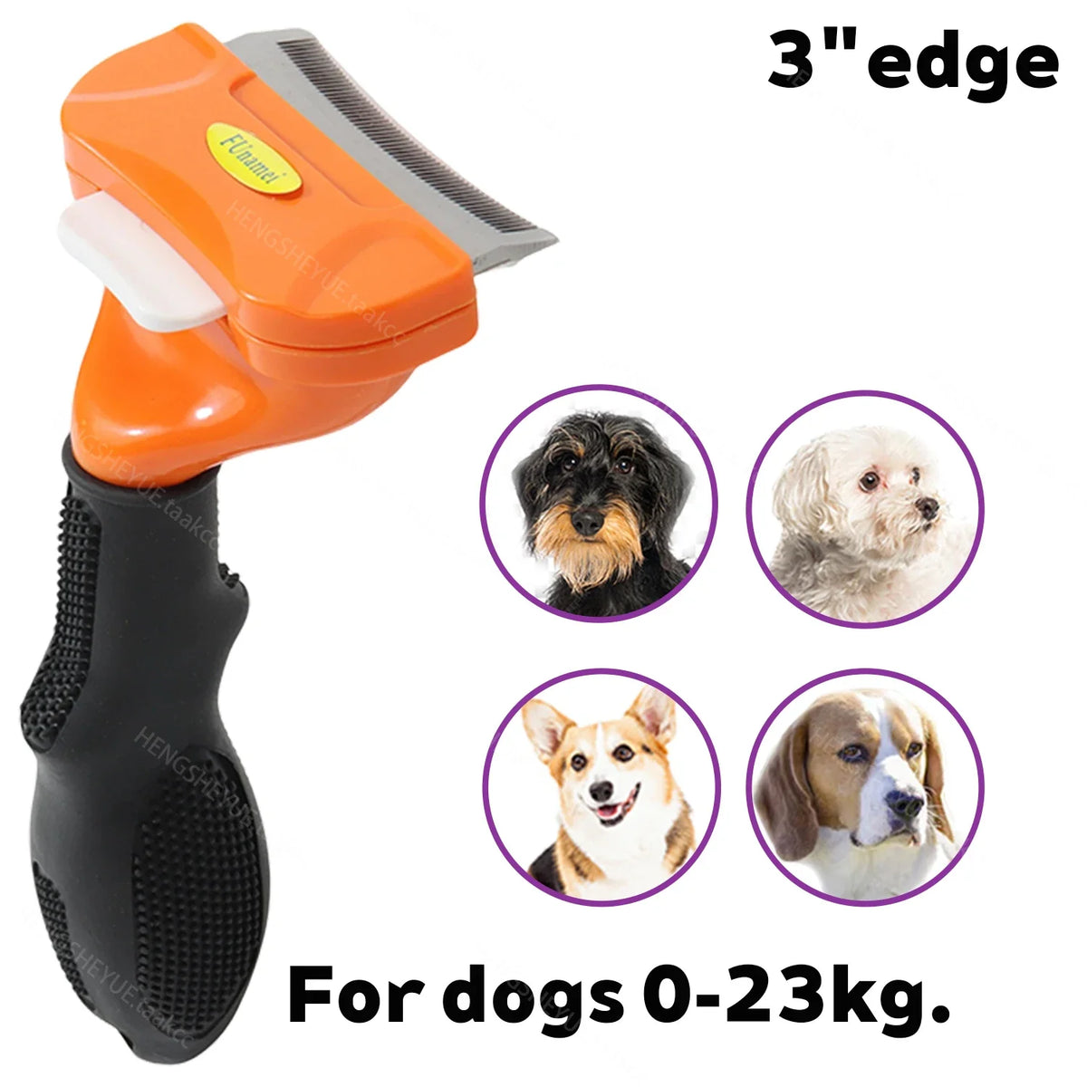 Cat Hair Removal Comb Grooming Brush – 8 Colors