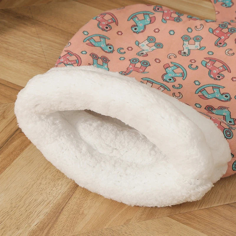Cat Sleeping Bag Soft Cuddly Fluffy Feel - MyPetDollar.com