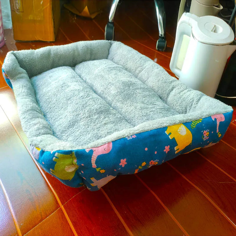 Black Plush Dog Bed for Large, Medium and - MyPetDollar.com
