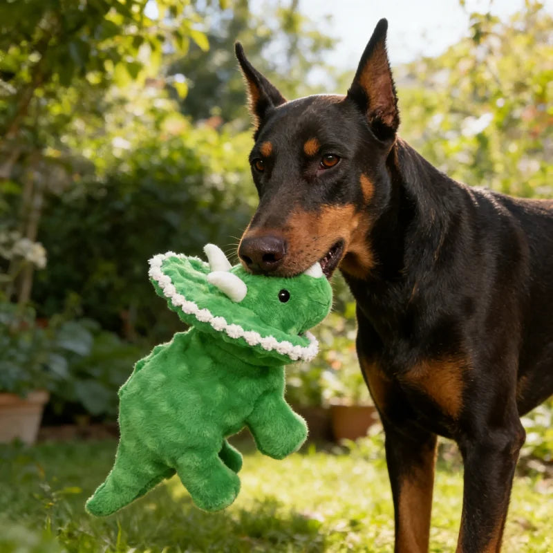 Pet Dinosaur Indestructible Plush Dog Play - MyPetDollar.com