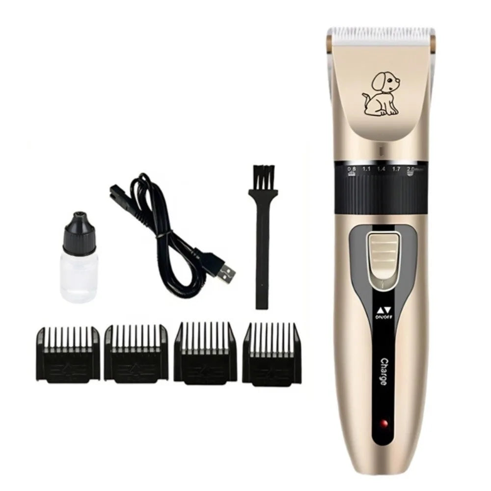Professional USB Rechargeable Dog Hair Clippers – 6 Colors