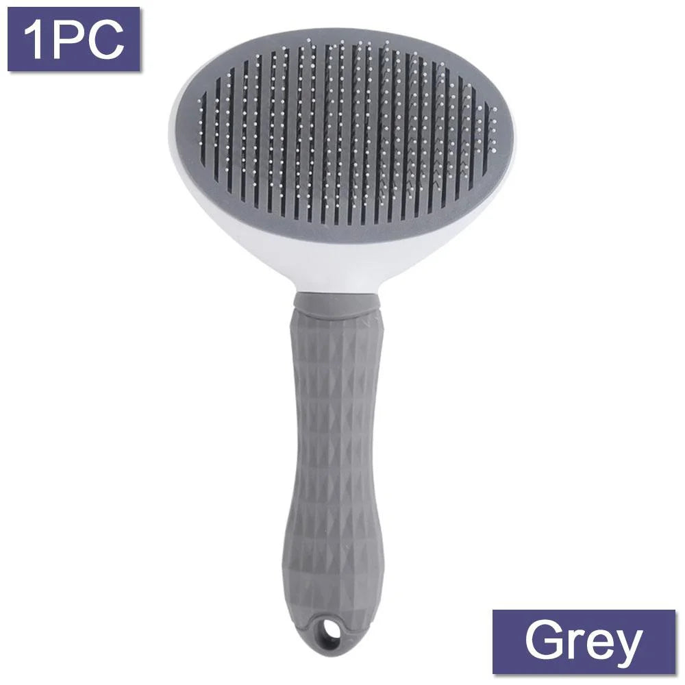 Self Cleaning Slicker Brush for Dogs and Cats Stonego Pet
