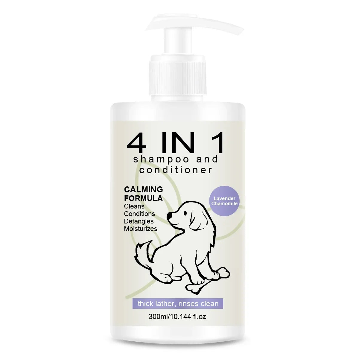 4 in 1 Pet Shampoo – Bath, Shower & Hygiene