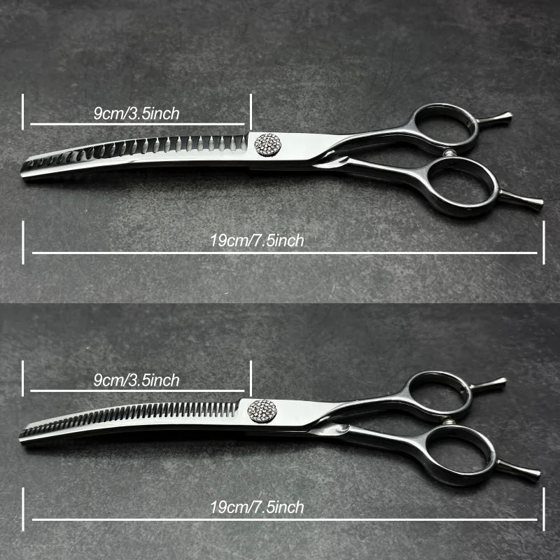Dog Grooming Scissors, Curved Scissors - MyPetDollar.com